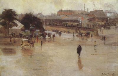 Arthur streeton Redfern Station (nn02) china oil painting image